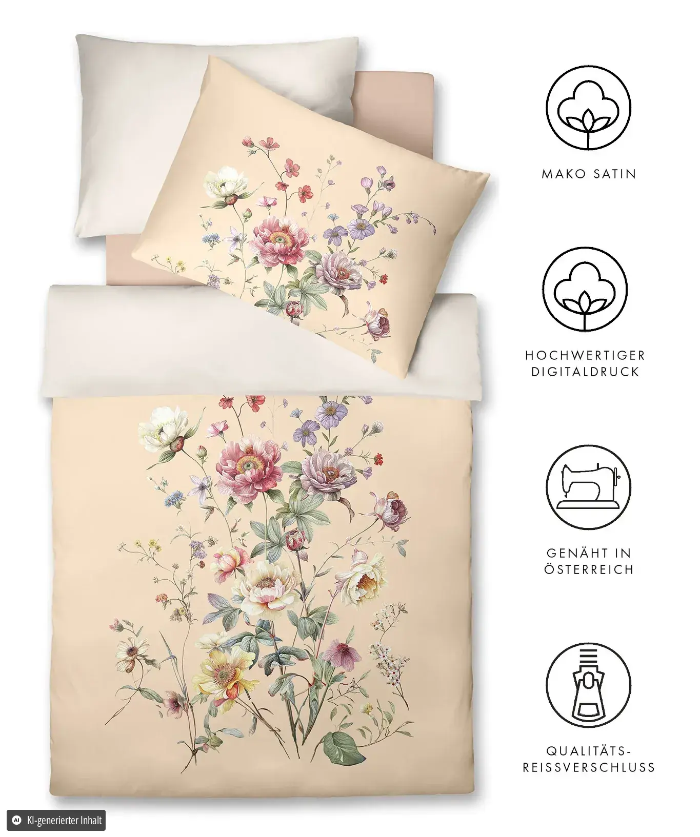 Bed Art Peach – Freisteller